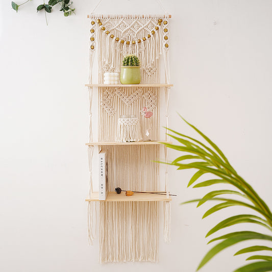 New Bohemian Handwoven Tapestry Shelf