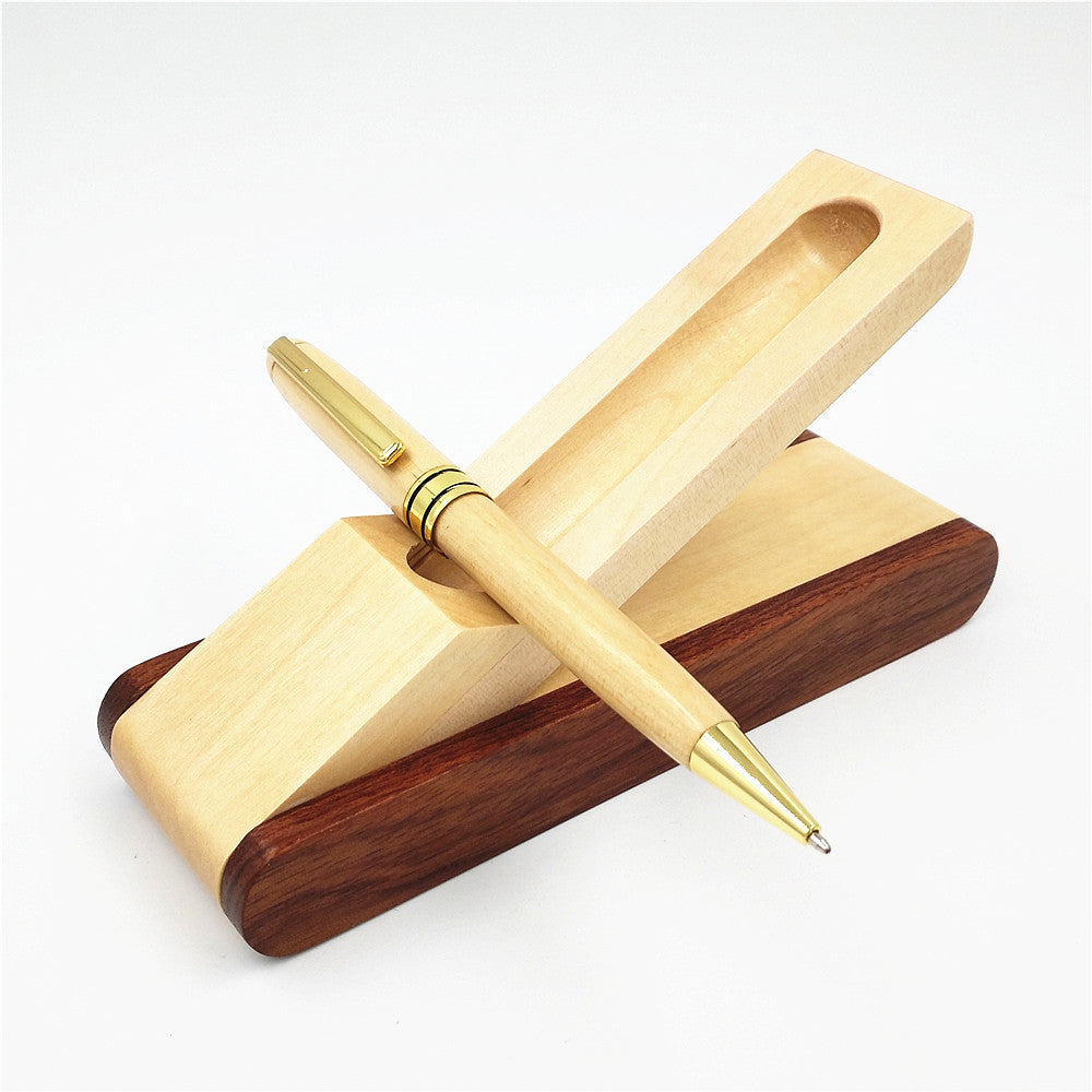 Simple And Modern White Wood Ballpoint Pen Set