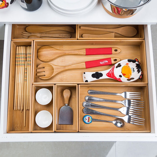 Kitchen Drawer Storage Box Solid Wood Free Combination