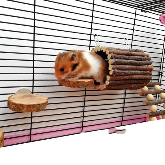 Wooden Pet Tunnel Wood Solid Wood